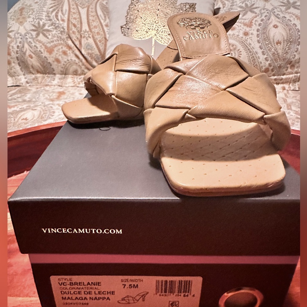 Vince Camuto Brelanie Braided Strap Sandal NWOB